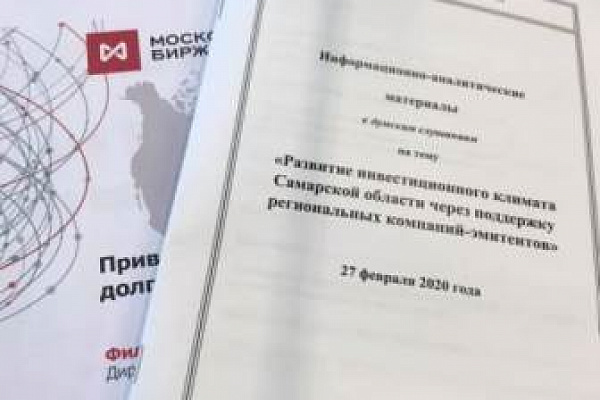 Думские слушания на тему «Развитие инвестиционного климата Самарской области через поддержку региональных компаний-эмитентов»»